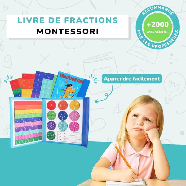 Jeu Magnétique Fractions Et Pourcentages - 110 Pièces - Apprentissage Mathématiques Enfants - Montessori