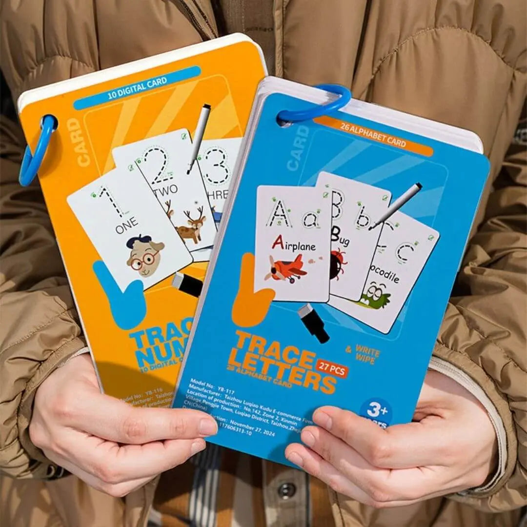 Livret Effaçable Lettres & Chiffres - TracéFacile™ 