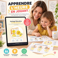 E-book pour apprendre l'heure en jouant avec BBChoupette