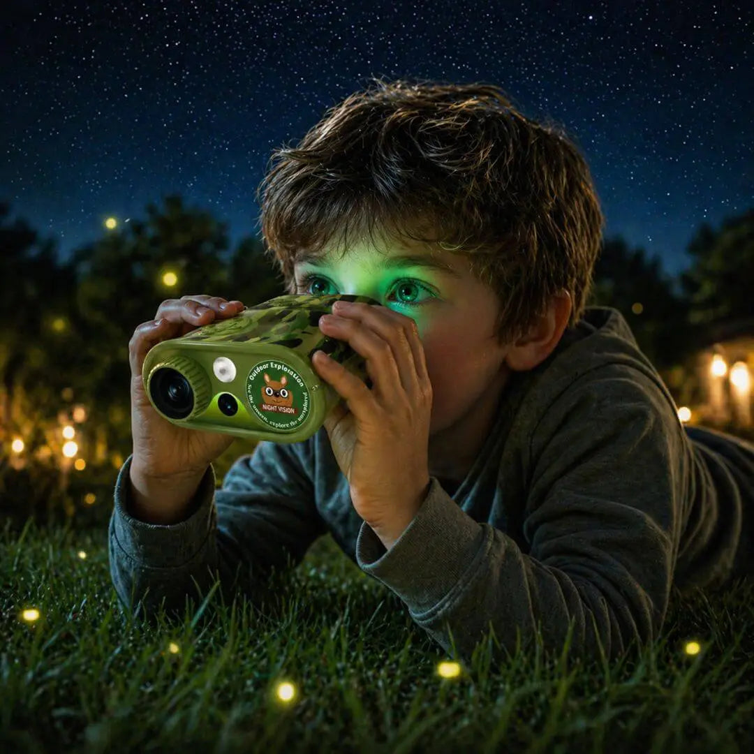 Lunettes Vision Nocturne Enfant – 48MP – 2.5K Vidéo 