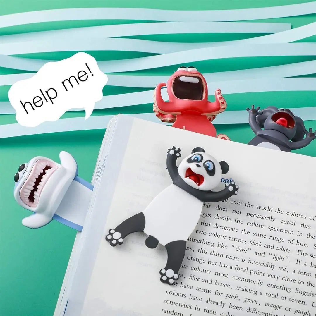 Marque-pages animaux en 3D - Ouch AnimaMarks™ 