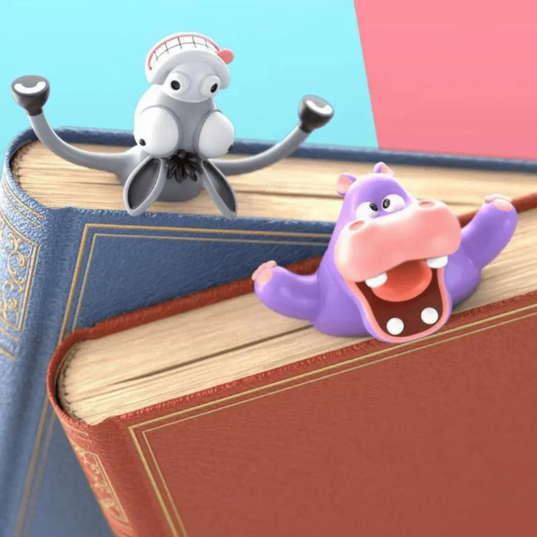 Marque-pages animaux en 3D - Ouch AnimaMarks™ 