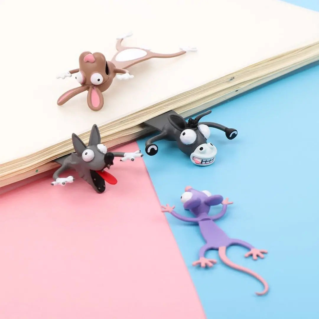 Marque-pages animaux en 3D - Ouch AnimaMarks™ 