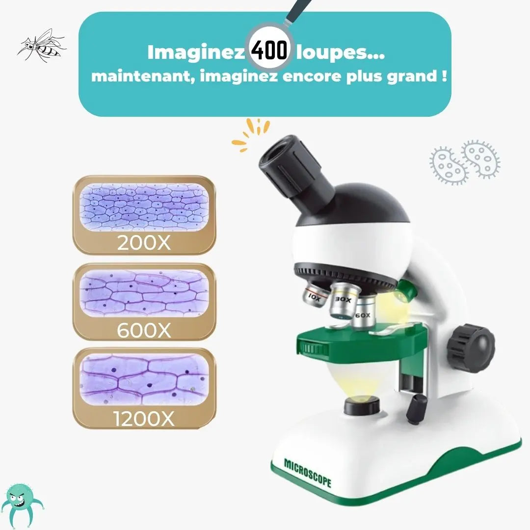 Microscope Enfant Haute Précision - ScientiMax™ 