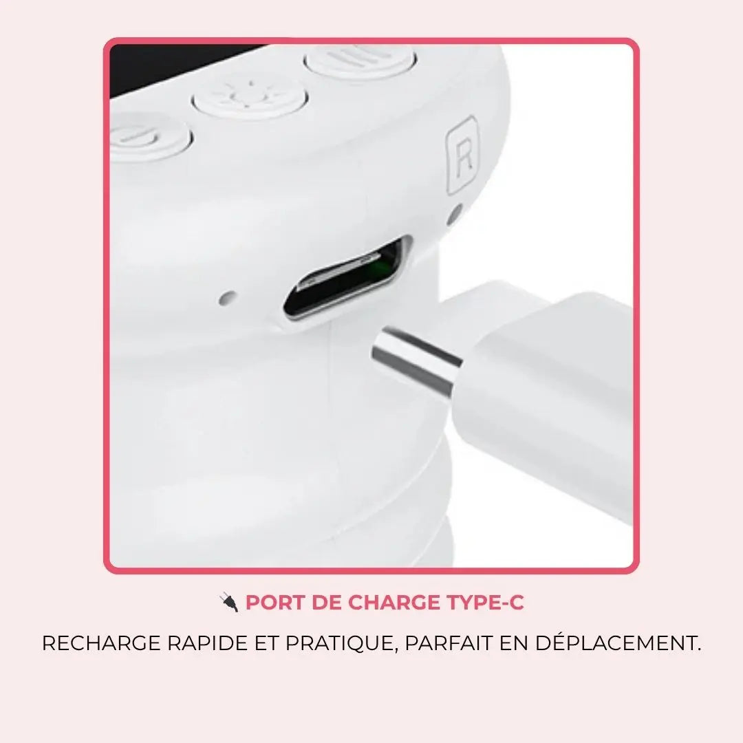 Microscope Enfant avec Écran 5 cm et Zoom 1000x - EduZoom™ Blanc 