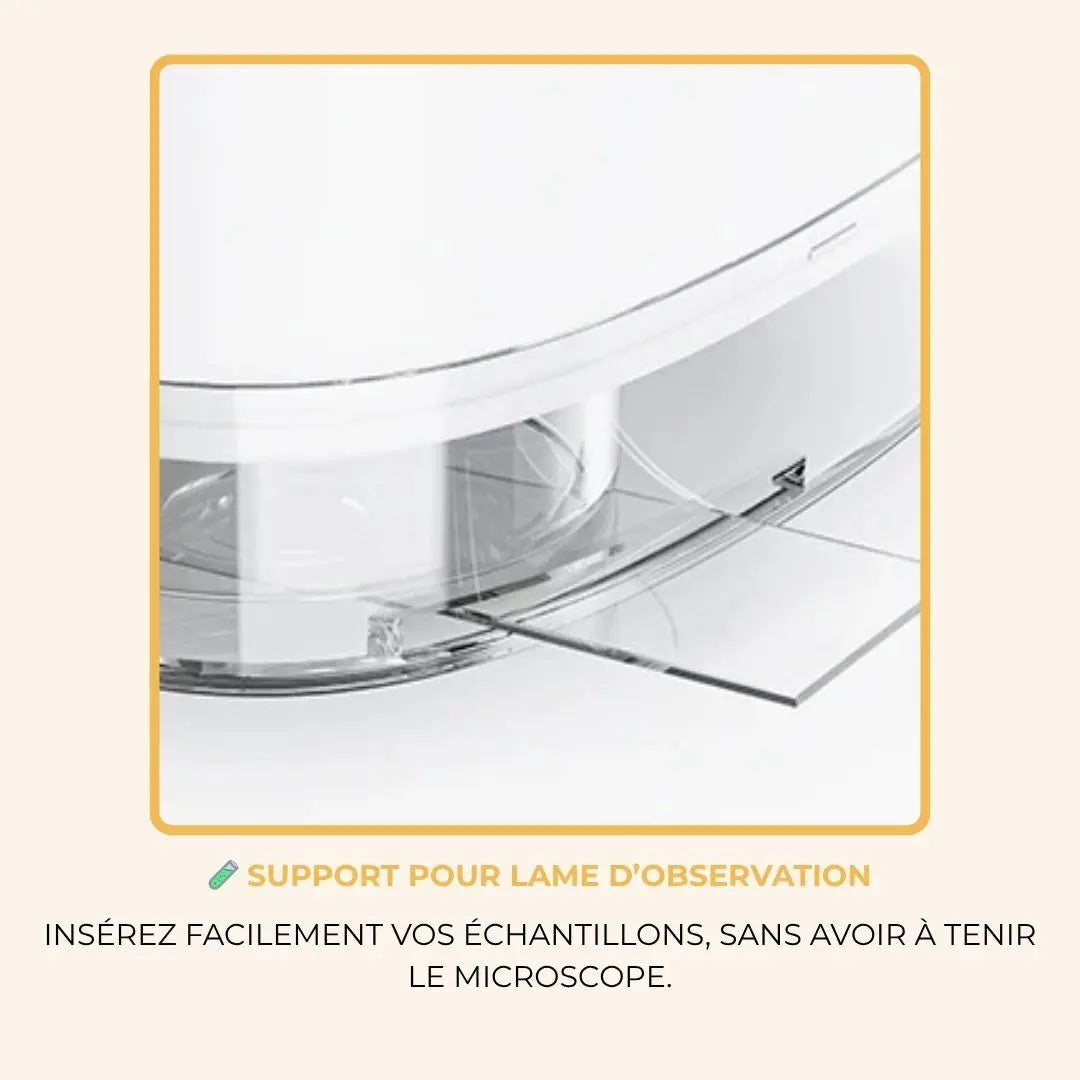 Microscope Enfant avec Écran 5 cm et Zoom 1000x - EduZoom™ violet 