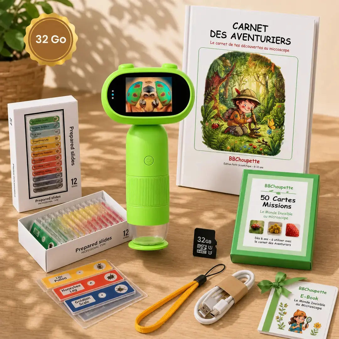 Microscope de Poche Enfant STEM – Dès 4 Ans