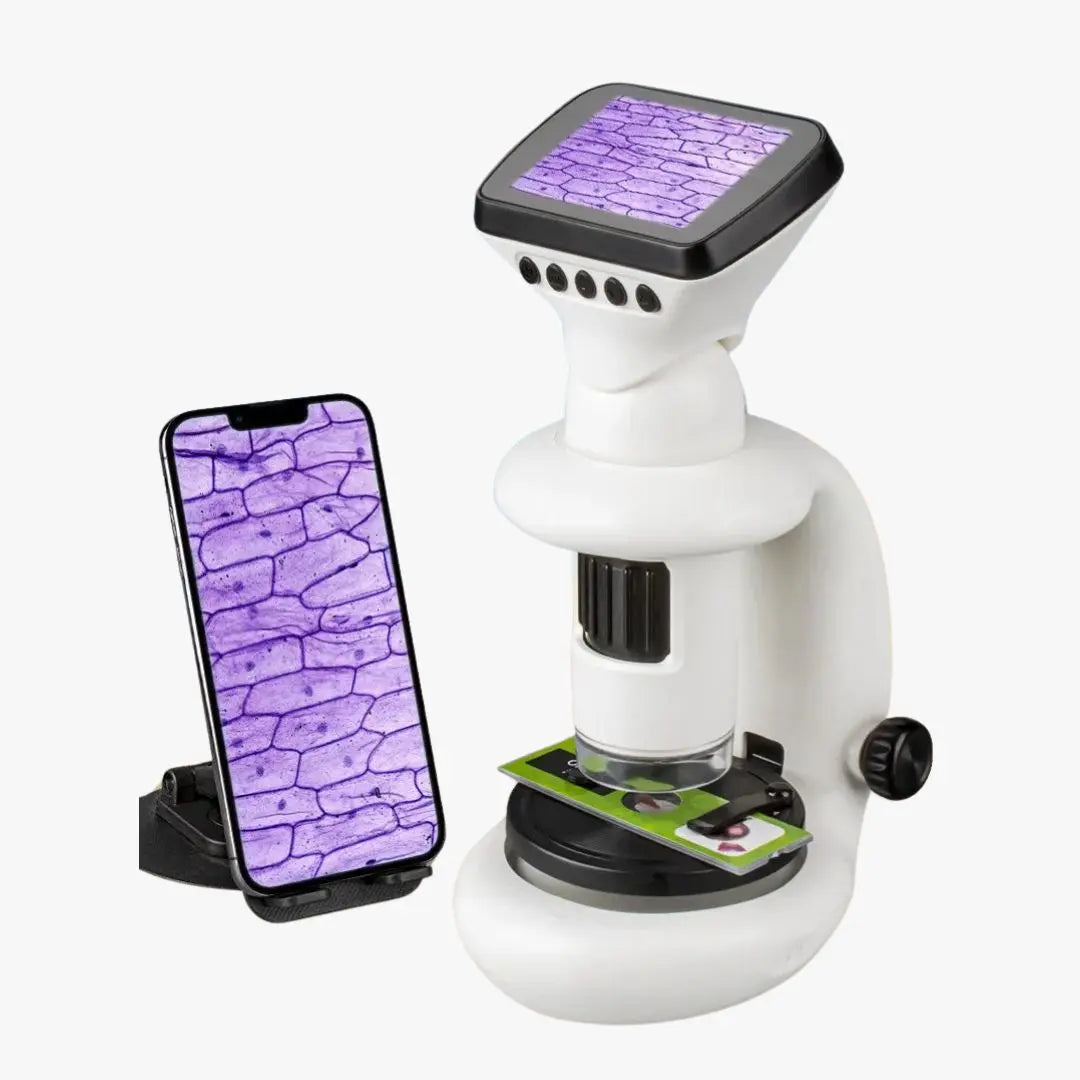 Microscope électronique avec écran HD & WiFi - ScientiLink™ 