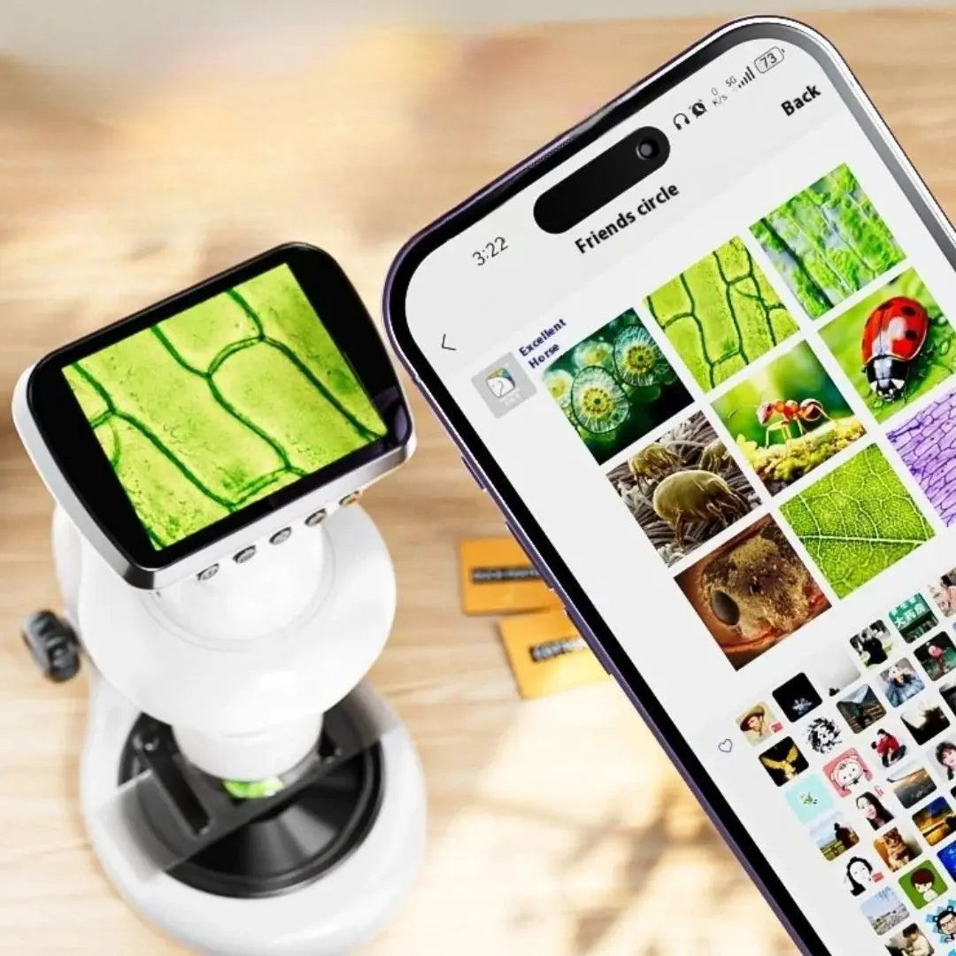 Microscope électronique avec écran HD & WiFi - ScientiLink™ 