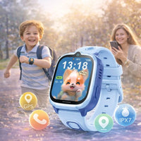 Montre 4G Enfant GPS HD – Appels Vidéo & IPX7