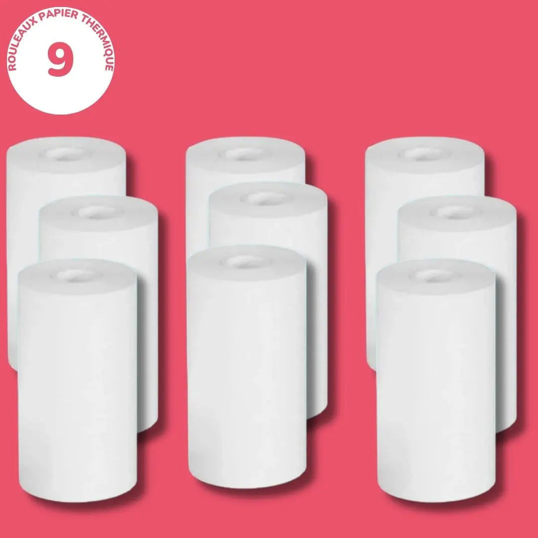 Papier Thermique Appareil Photo Enfant – Rouleaux d’Impression HD 