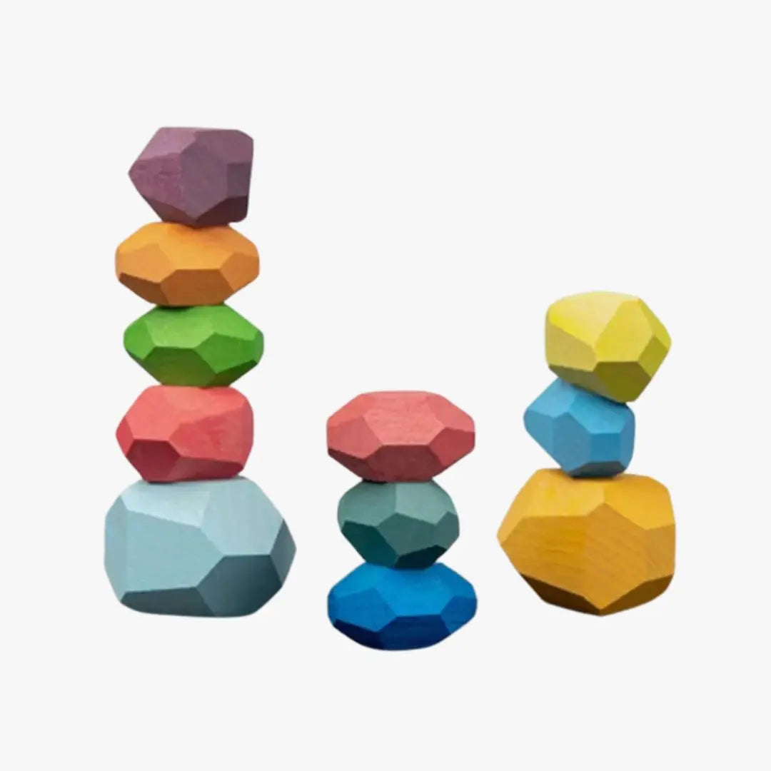 Pierres Colorées à Empiler Montessori - ColorStack™ 