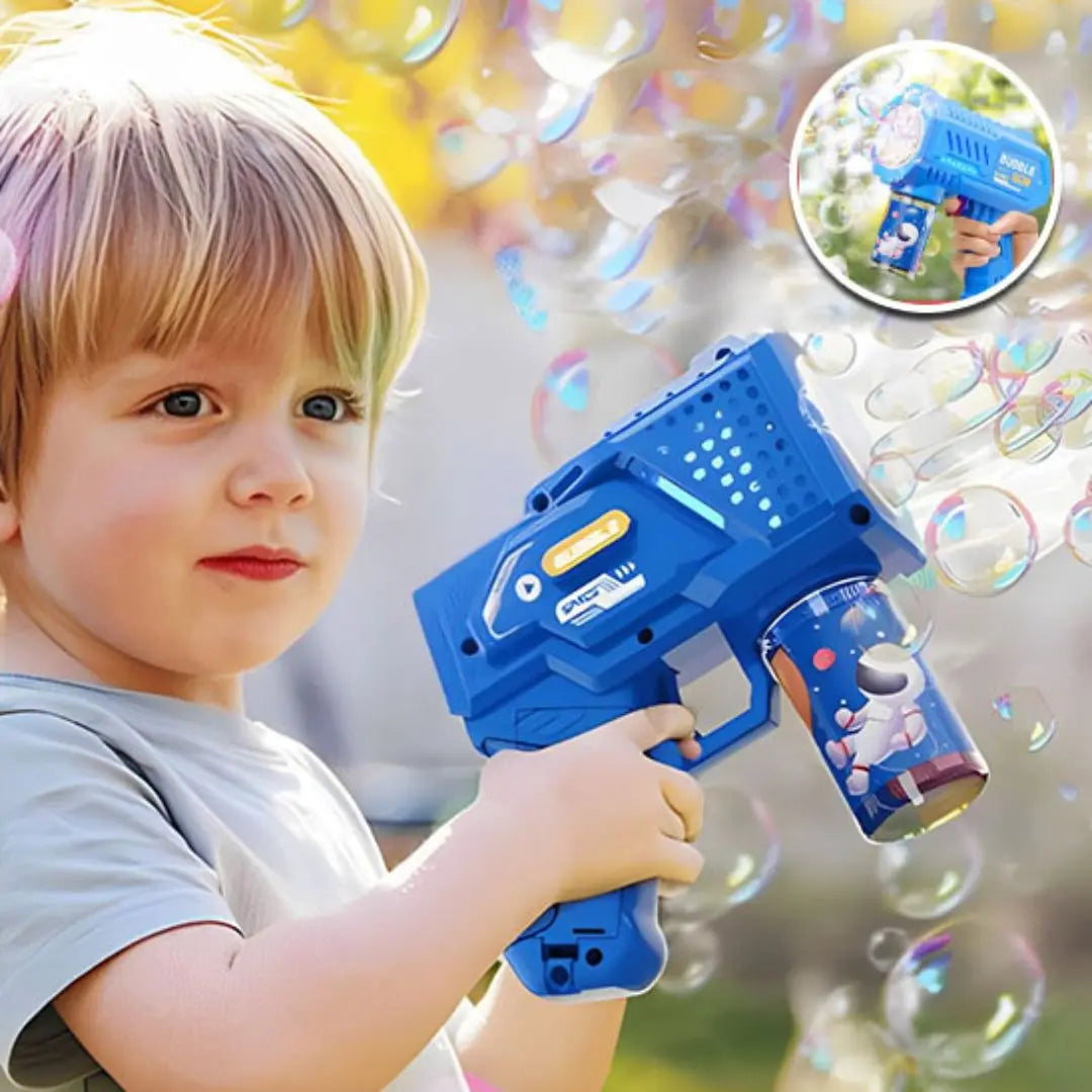 4PCS Pistolets à Bulles pour Enfants, Machine Bulles Automatique 5000+ Bulle par Minute avec Lumières/Solution - Jeux - Jouets 4PCS Pistolets à Bulles pour Enfants, Machine Bulles Automatique 5000+ Bulle par Minute avec Lumières/Solution - Jeux - Jouets