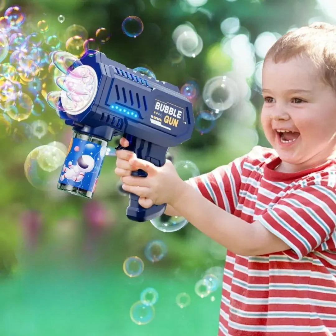 4 Pcs Automatic Bubble Gun - 5000+ Bubbles/Min, Portable with Lights, 4 Solutions + 10 Refills - Bubble Toys for Children - Weddings/Birthdays/Party/Gift 4 Pcs Automatic Bubble Gun - 5000+ Bubbles/Min, Portable with Lights, 4 Solutions + 10 Refills - Bubble Toys for Children - Weddings/Birthdays/Party/Gift