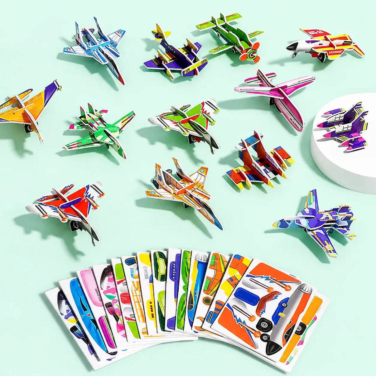 Variante Avions puzzle 3D enfant BBChoupette