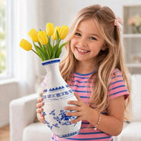 vase-puzzle-3d-bleu-blanc-enfant-fille-style-francais-deco