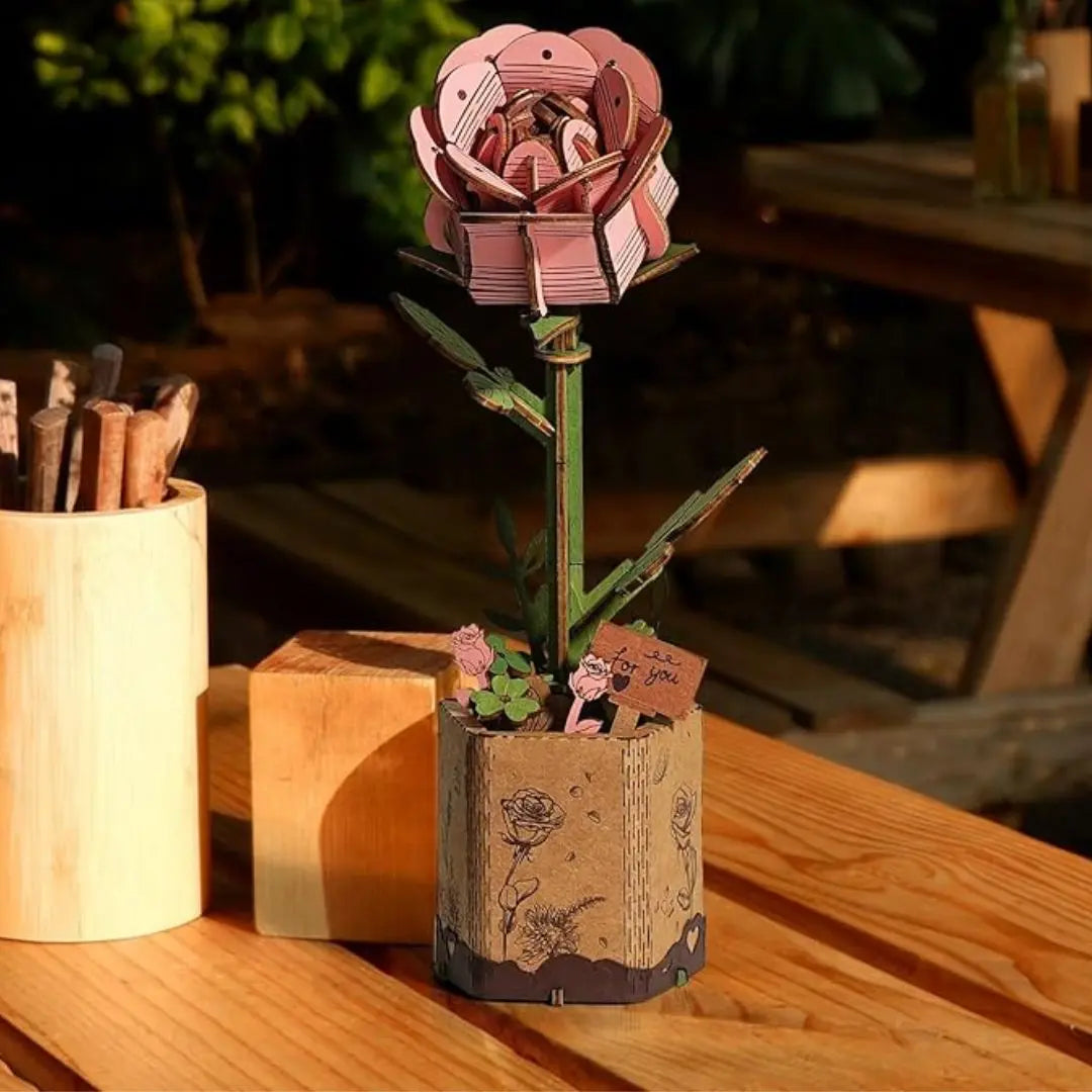 Puzzle 3D fleurs en bois - FloriCraft™ 