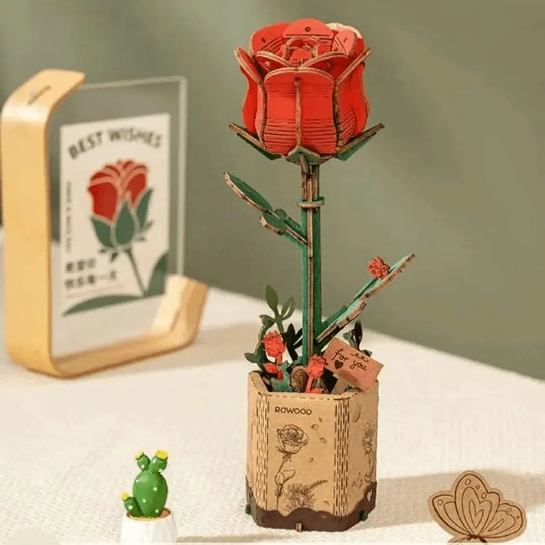 Puzzle 3D fleurs en bois - FloriCraft™ 