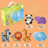 Puzzle Bébé Éducatif 6-en-1 – LevelUp™ Box 