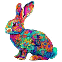 Puzzle chouette en bois artistique avec pièces uniques, jigsaw puzzle éducatif et relaxant pour enfant et adulte.