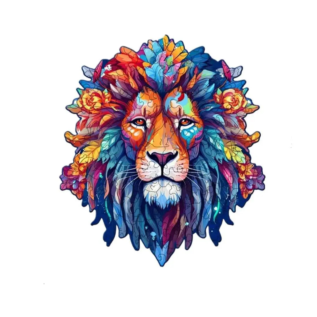  puzzle-en-bois-lion-roi-jungle-wildking