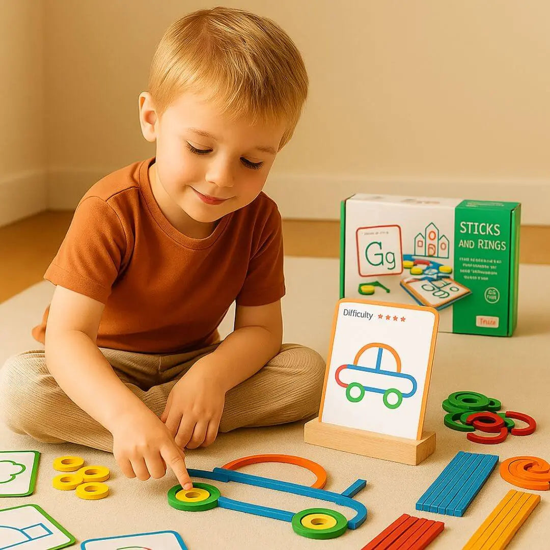 Lot De 5 Puzzles Montessori En Bois – Animaux Et Chiffres – Pour Enfants De 1 à 3 Ans – Motricité Fine