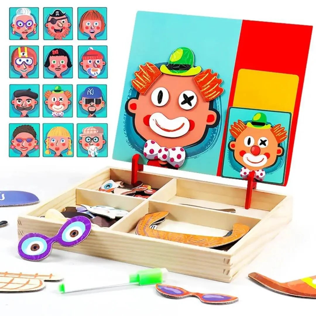 Puzzle Magnétique Montessori – Facial Puzzle™