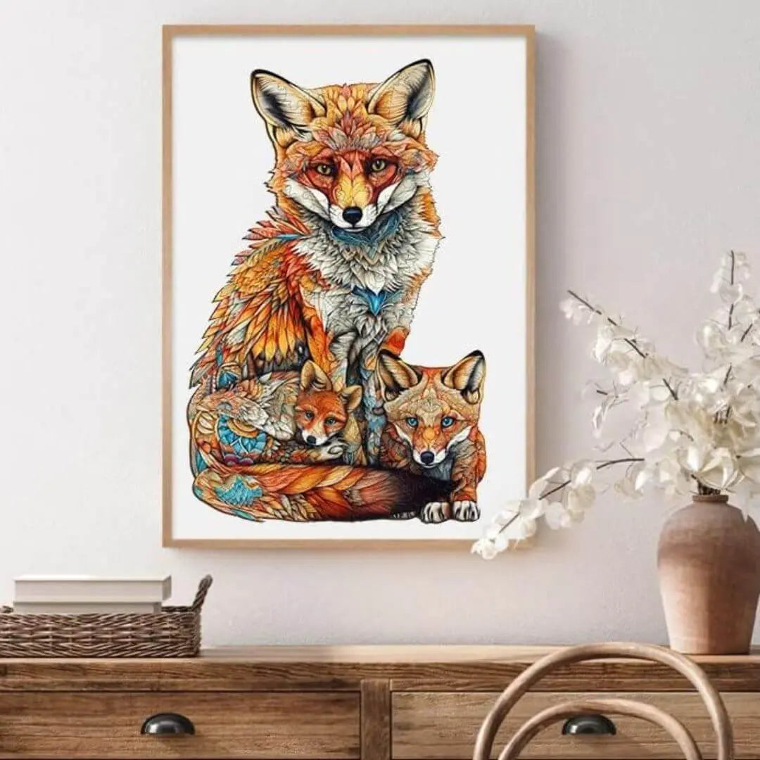 Puzzle Animale en Bois pour Adultes et Enfants, 132PCS Puzzles Jigsaw