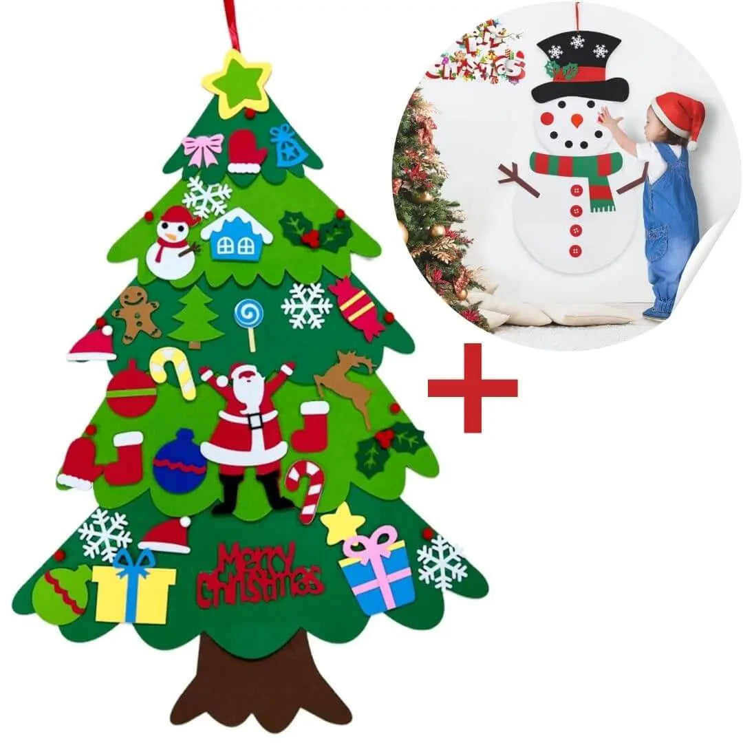 Sapin de Noël en Feutre Montessori – MagiNoël™ 