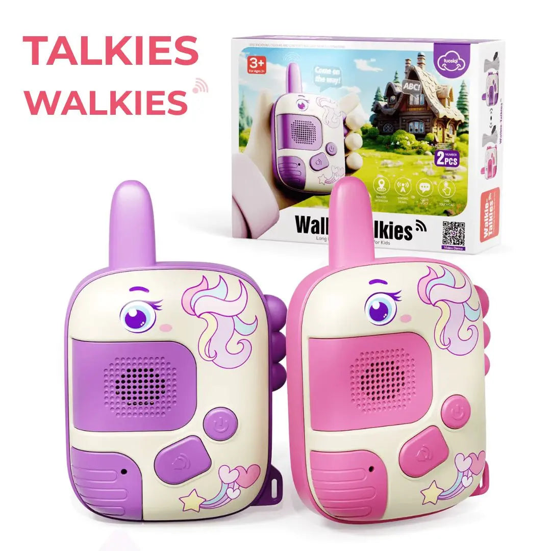 Talkie Walkie Enfant 1000m Portée – PonyTalk™ 