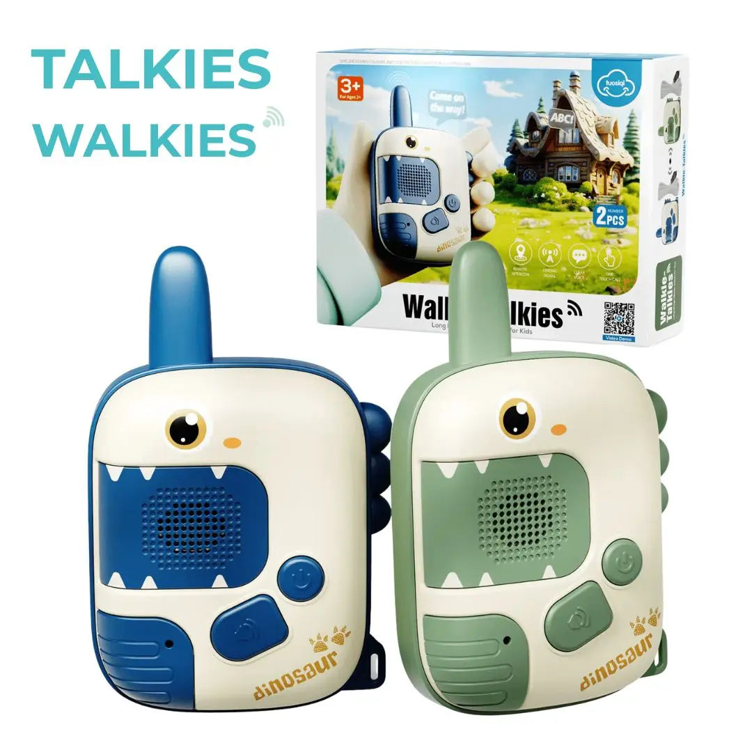 Talkie Walkie Enfant Dinosaure avec Portée 1000m - DinoWave™ 
