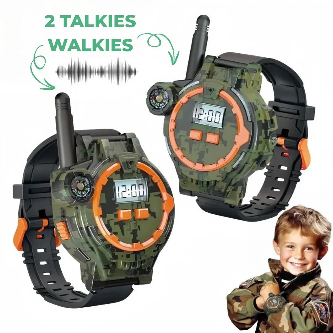 Talkie Walkie Enfant Rechargeable 200m de Portée - RangerTalk™ 