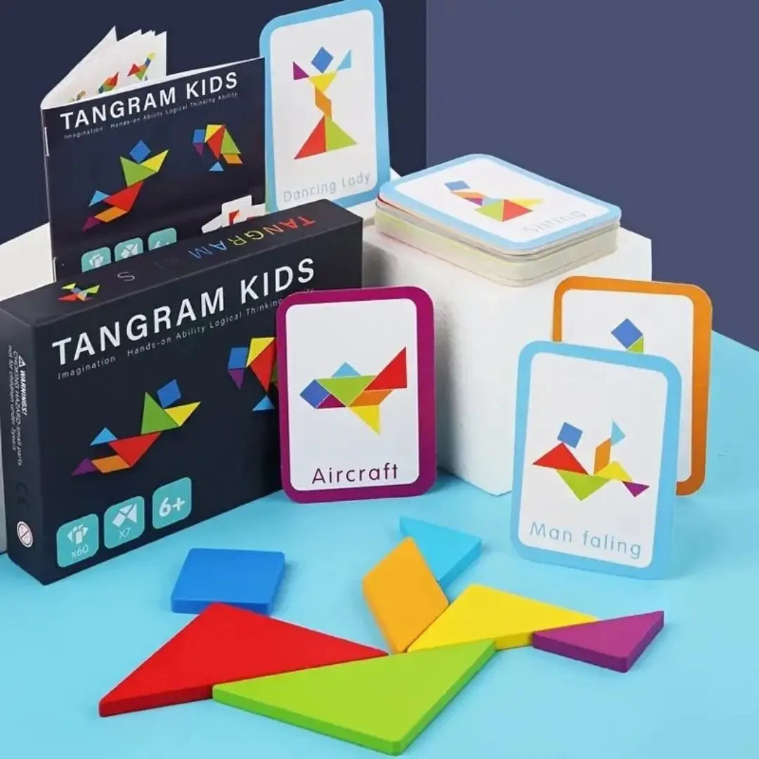 Tangram Montessori En Bois - Tangram Kids™ 