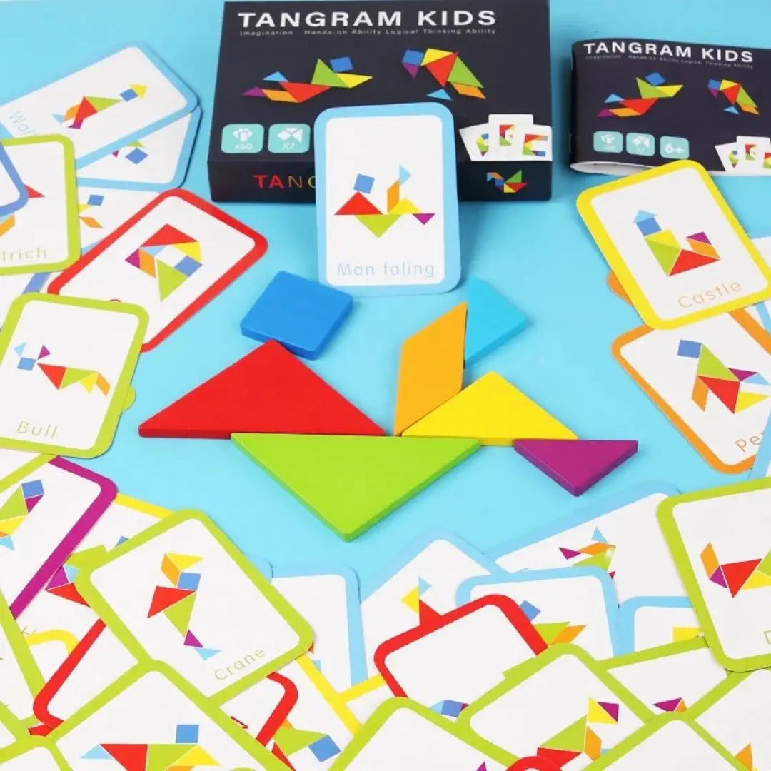 Tangram Montessori En Bois - Tangram Kids™ 