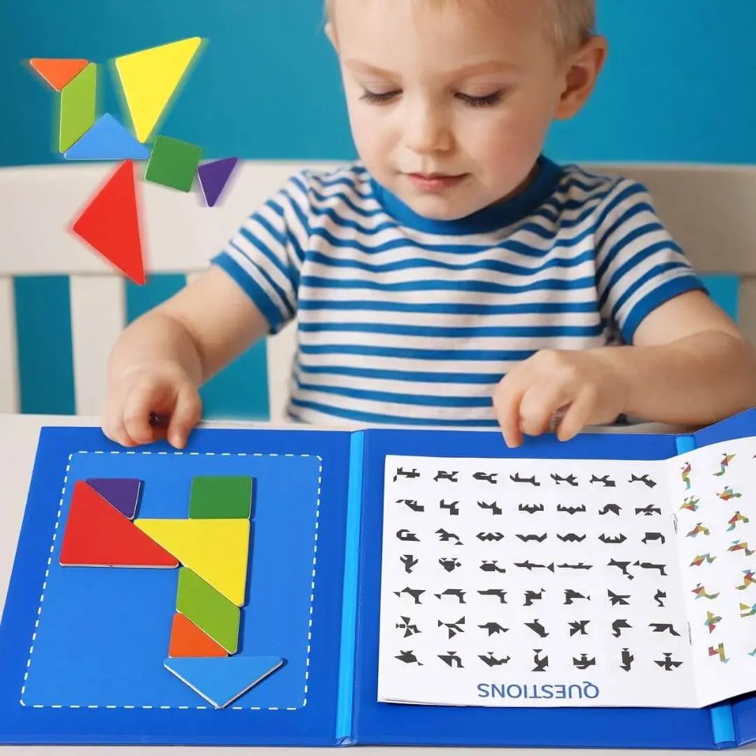 Tangram Montessori - Jeu magnétique TangramFun™ 