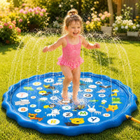 Tapis d'eau avec sprinkler 170cm – Splash Pad enfant | Dès 3 ans 