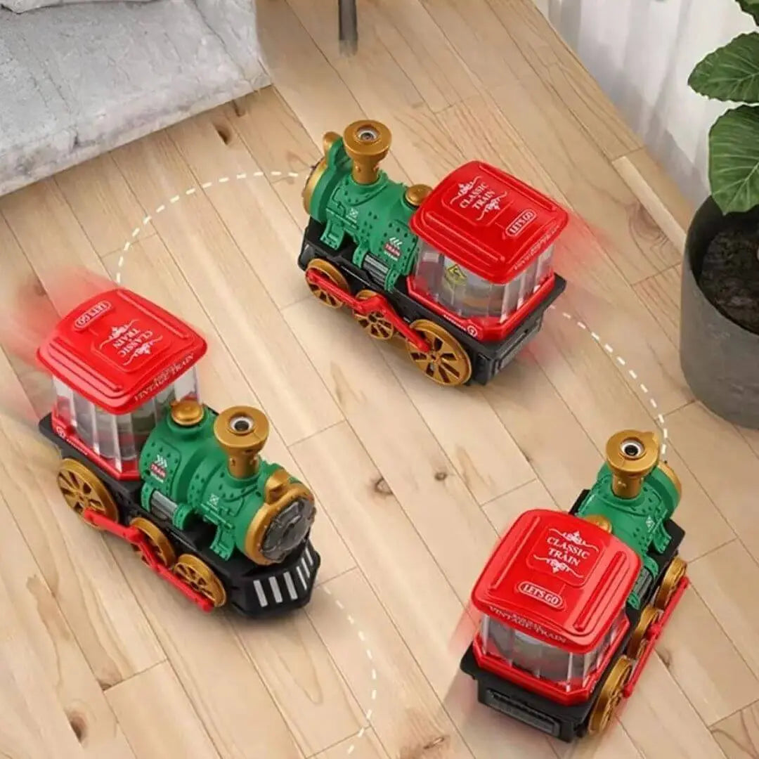 Train électrique Classique Avec Lumières Et Son – Durable Et Sûr – Enfant 3+ Train Jouet Durable