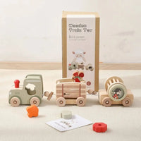 Train en Bois Animalier Montessori - Wooden Train Toy™ 