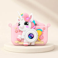 Variante rose de l'appareil photo enfant Licorne