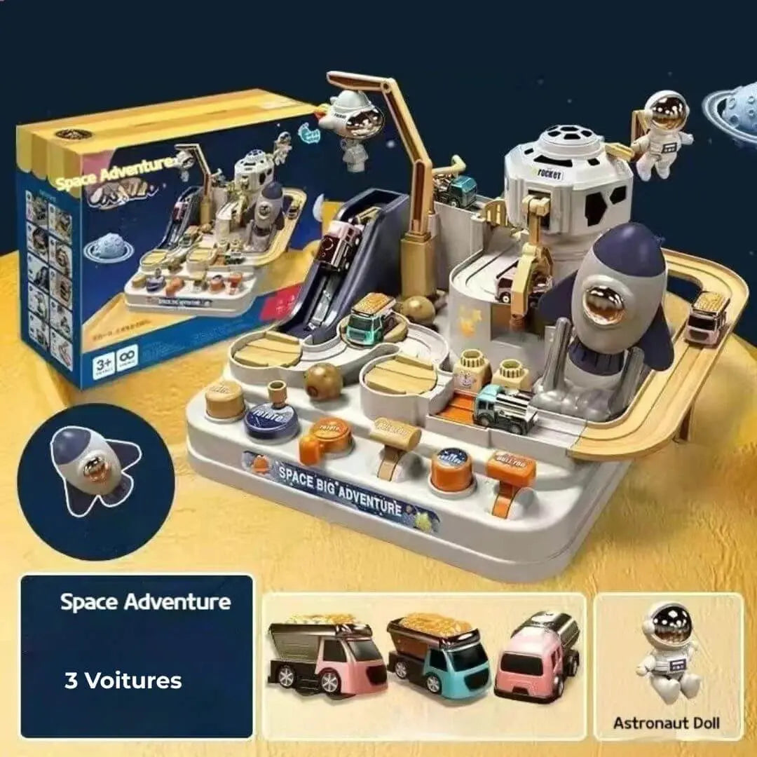 Circuit Voiture Électrique 123Pcs Piste Flexible Créative Train USB Rechargeable Construction Modulable Boucles Ponts Et Acrobatie - Jeux - Jouets Circuit Voiture Électrique 123Pcs Piste Flexible Créative Train USB Rechargeable Construction Modulable Boucles Ponts Et Acrobatie - Jeux - Jouets