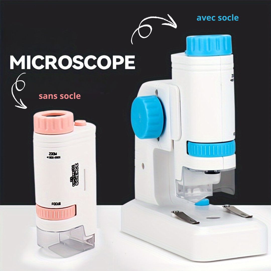 miscroscope enfant avec socle 