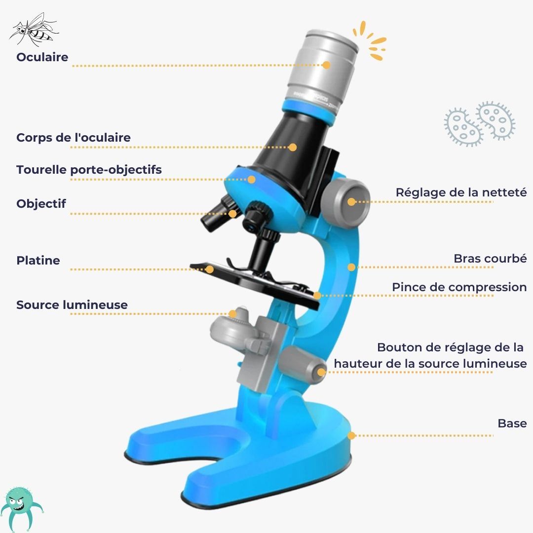 MICROSCOPE ENFANT POUR JEUNES ASTRES | SCIENTIKID™