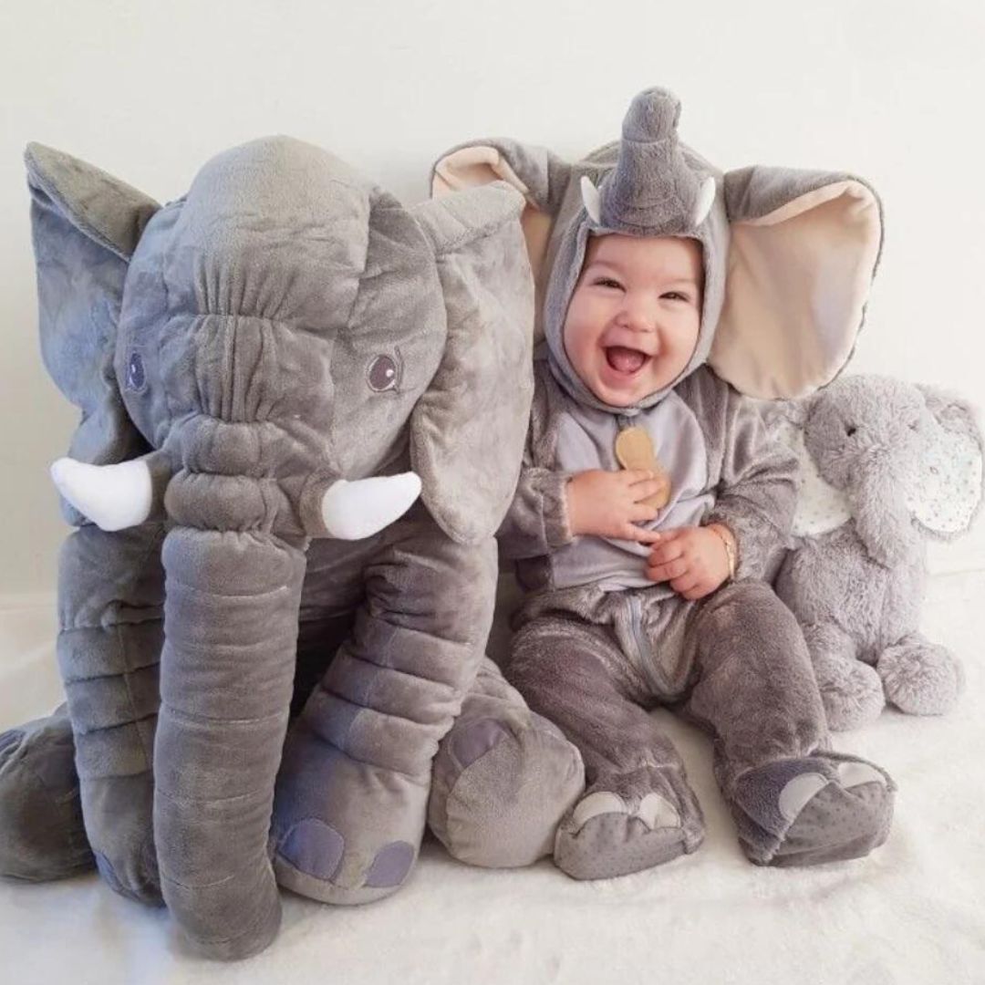 PELUCHE ÉLÉPHANT BÉBÉ | PLOUFY™