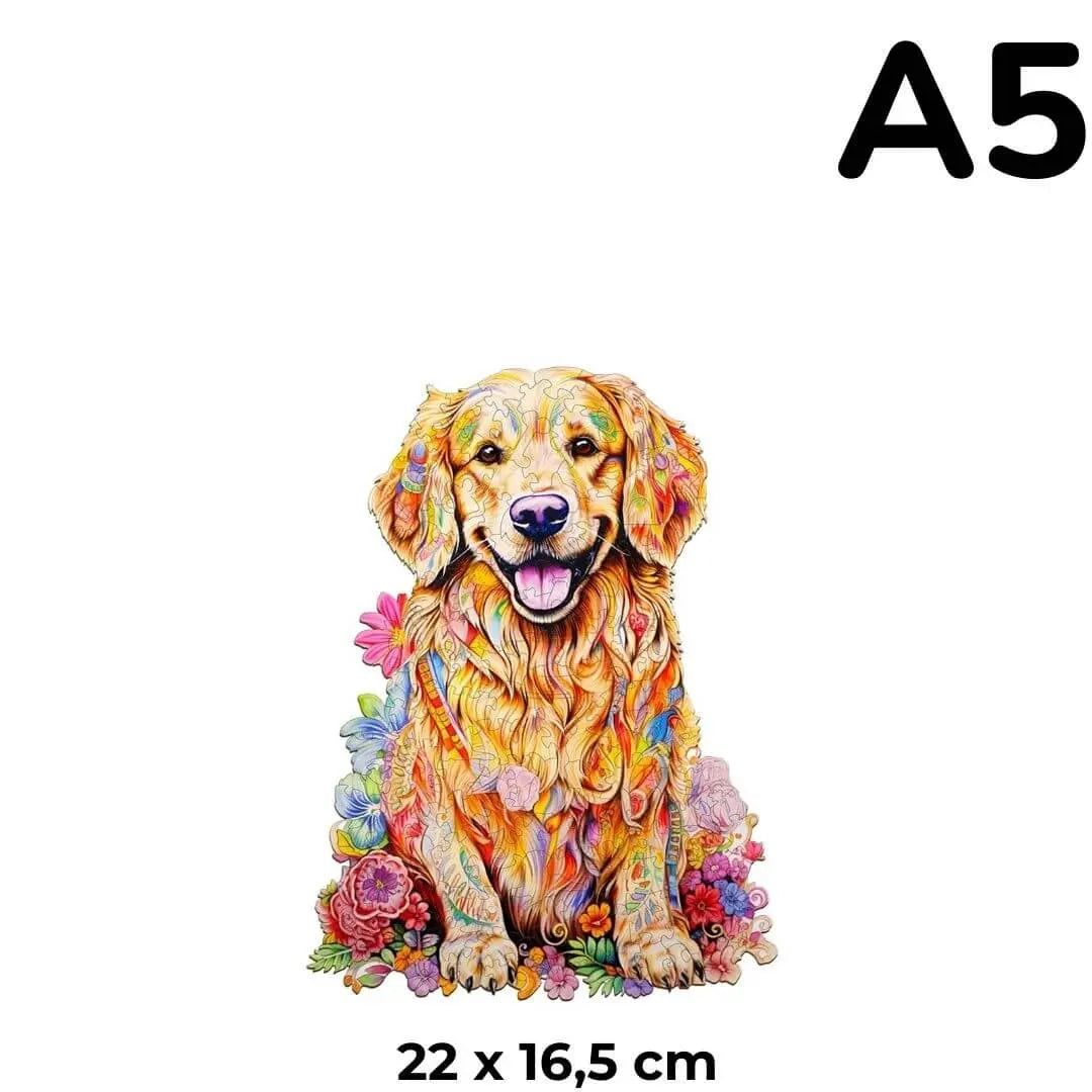 puzzle-bois-chien-fleuri-doggojoy-pieces-en-forme-animaux