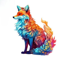 puzzle-bois-renard-artistique-foxart-decoration-murale
