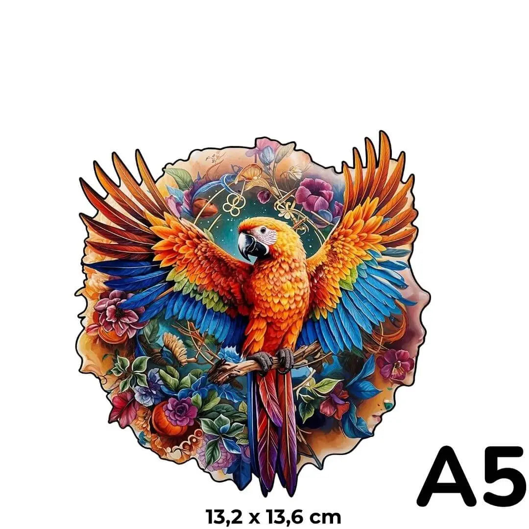 puzzle-en-bois-oiseau-birdybloom-perroquet-taille-a5