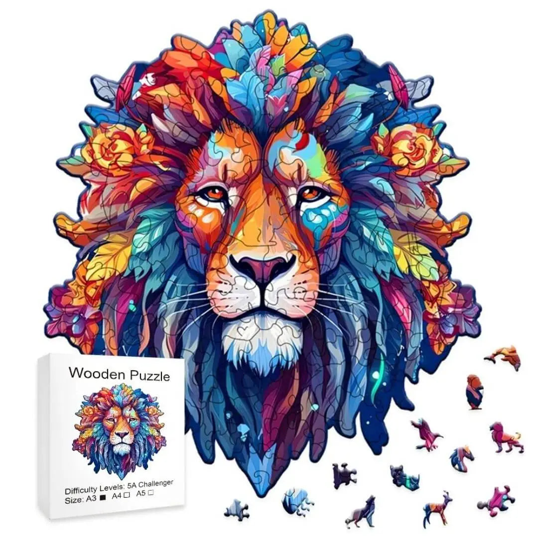 puzzle-en-bois-relaxant-lion-wildking